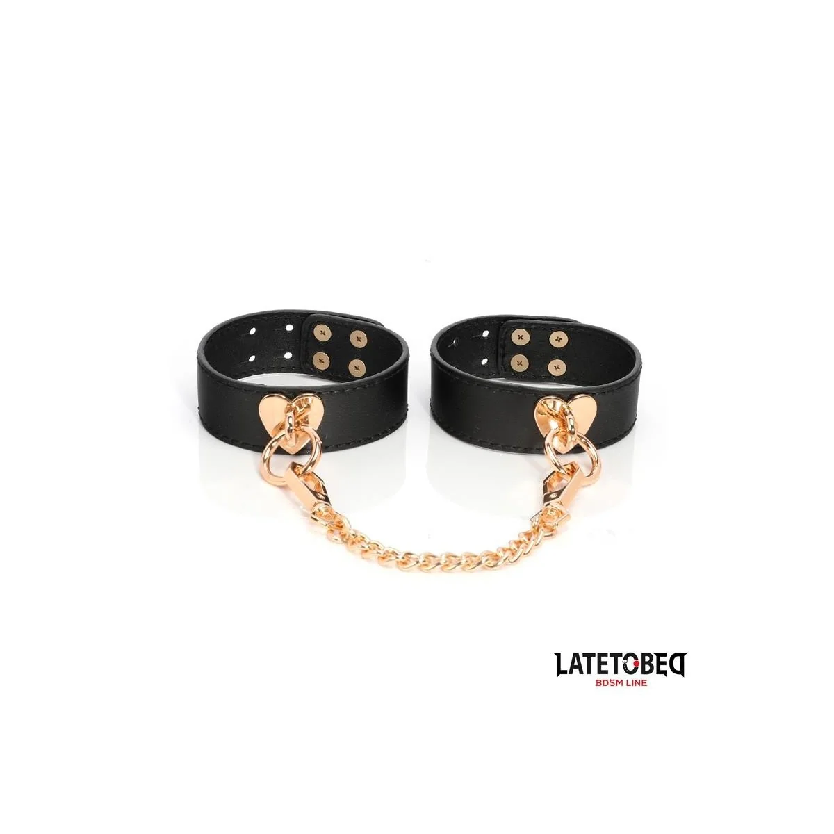 8-TEILIGES LEDER-BONDAGE-SET MIT AUFBEWAHRUNGSKOFFER VON LATETOBED BDSM LINE