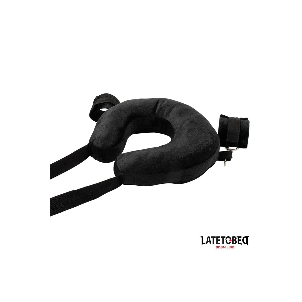 KISSEN-FESSEL-SET MIT HANDSCHELLEN VON LATETOBED BDSM LINE
