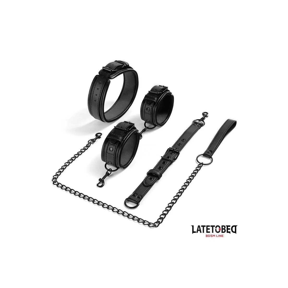 FESSELN FÜR NACKEN UND HANDGELENKE VON LATETOBED BDSM LINE