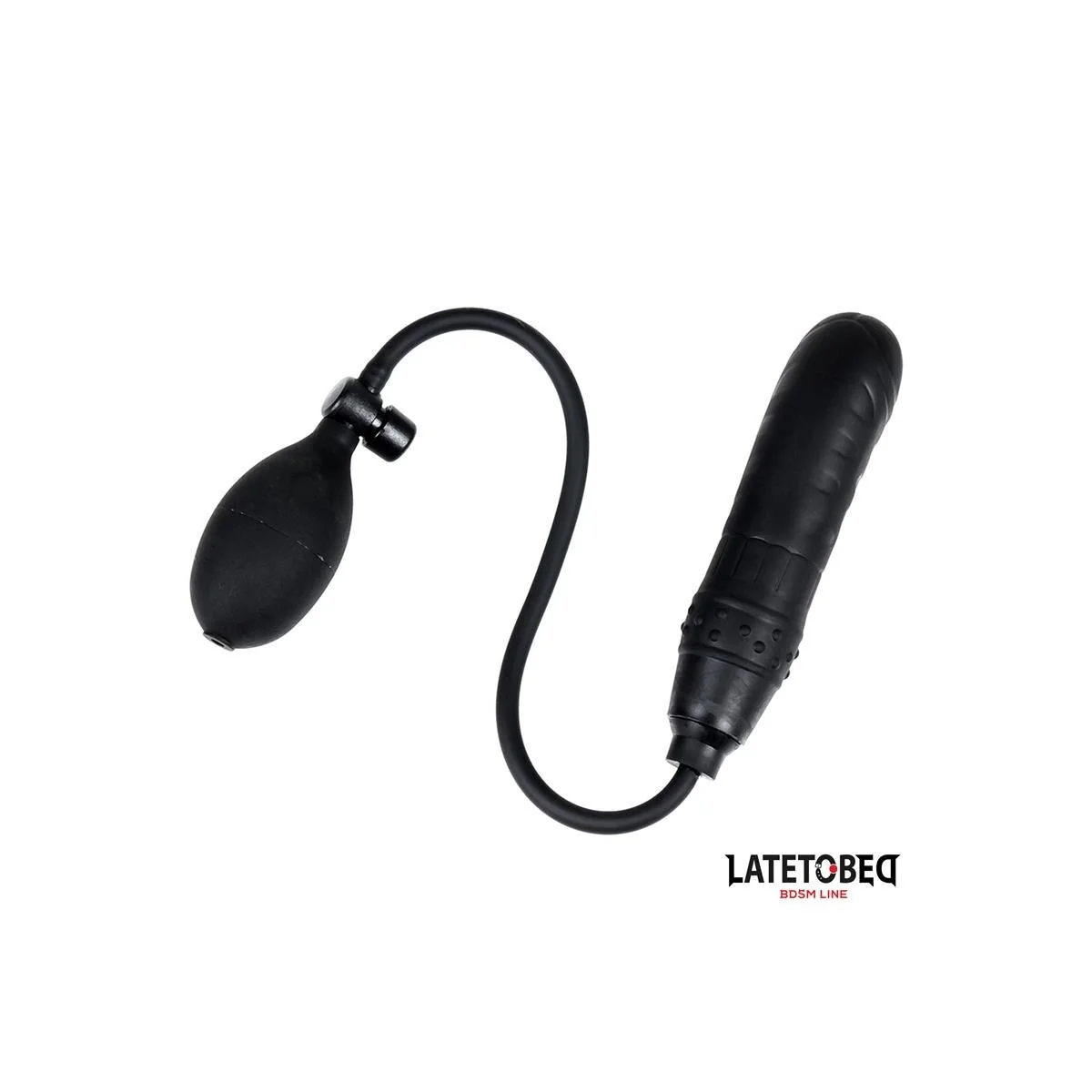 AUFBLASBARER DILDO MIT HANDPUMPE VON LATETOBED BDSM LINE