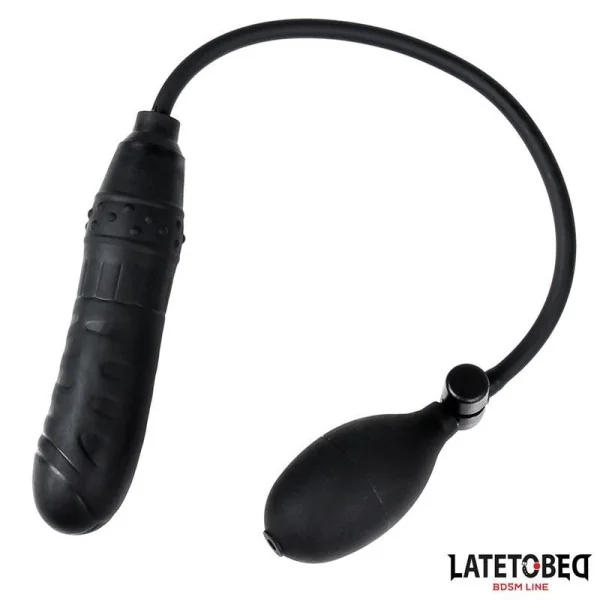 AUFBLASBARER DILDO MIT HANDPUMPE VON LATETOBED BDSM LINE