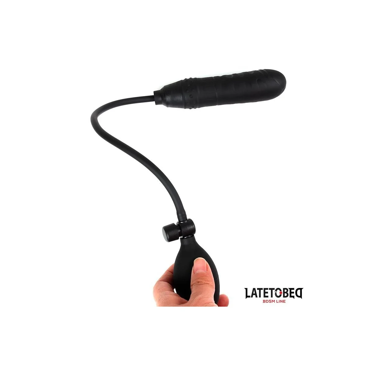 AUFBLASBARER DILDO MIT HANDPUMPE VON LATETOBED BDSM LINE