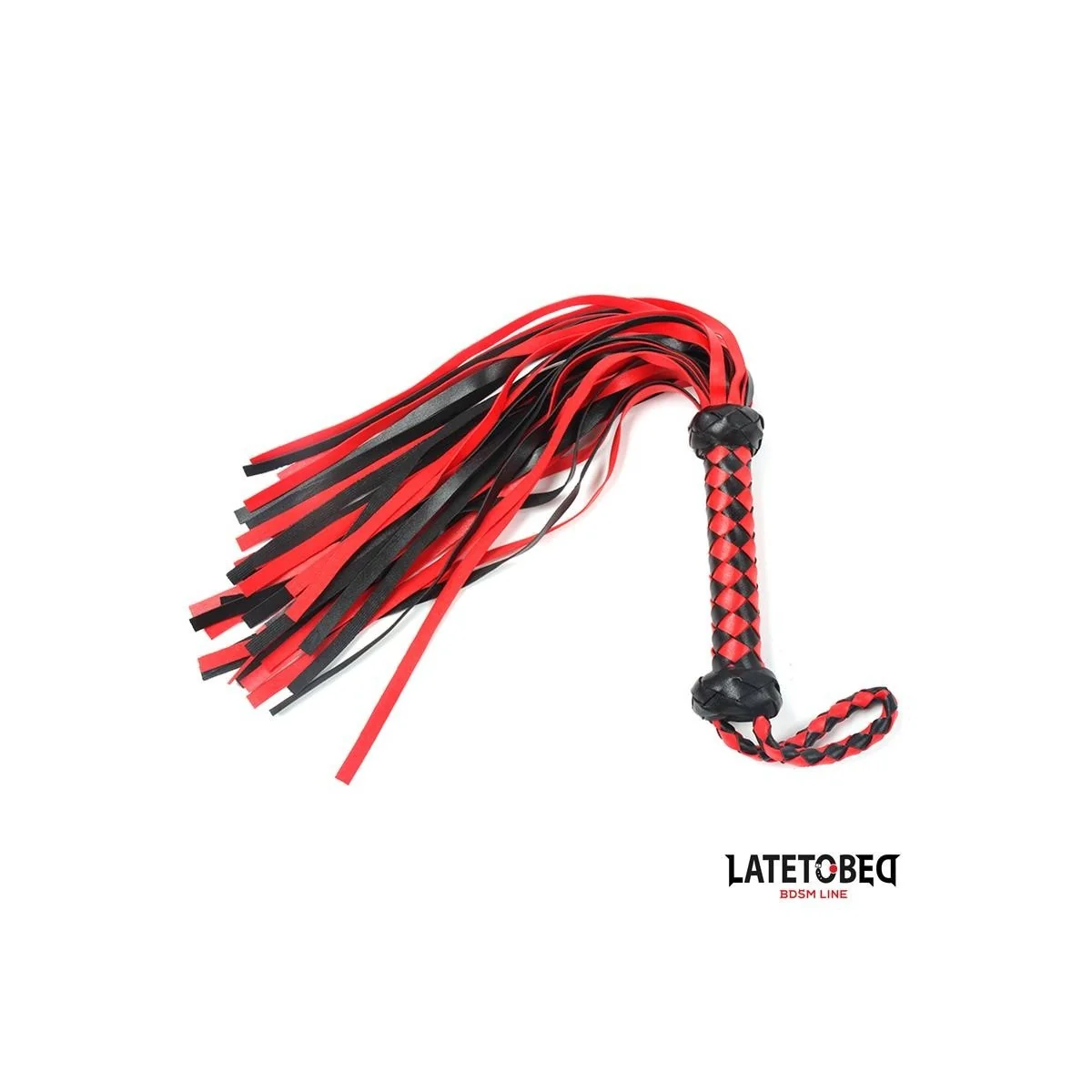 GEFLOCHTENER FLOGGER 49 CM VON LATETOBED BDSM LINE