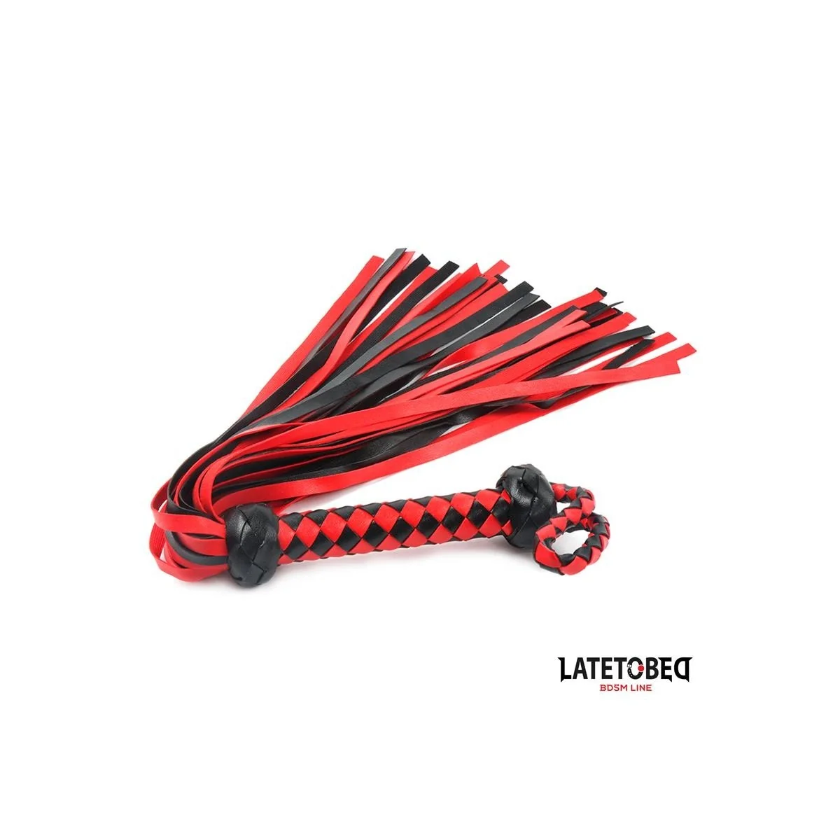 GEFLOCHTENER FLOGGER 49 CM VON LATETOBED BDSM LINE