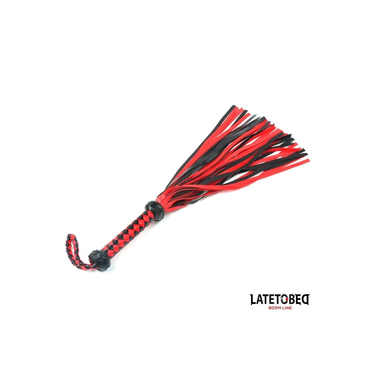 GEFLOCHTENER FLOGGER 49 CM VON LATETOBED BDSM LINE
