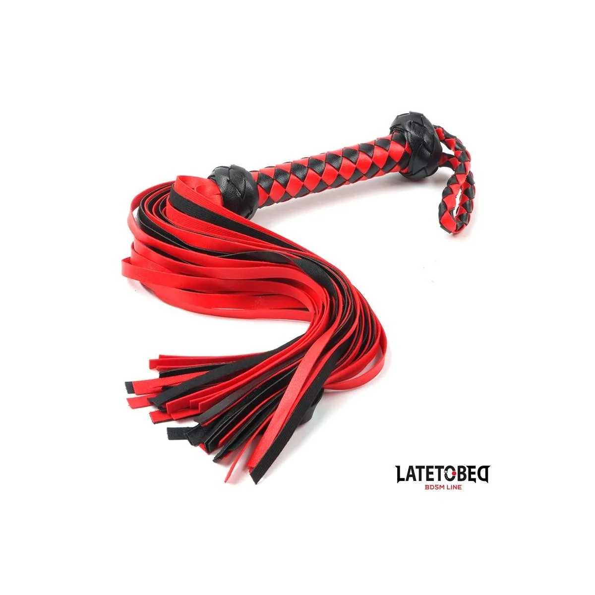 GEFLOCHTENER FLOGGER 49 CM VON LATETOBED BDSM LINE