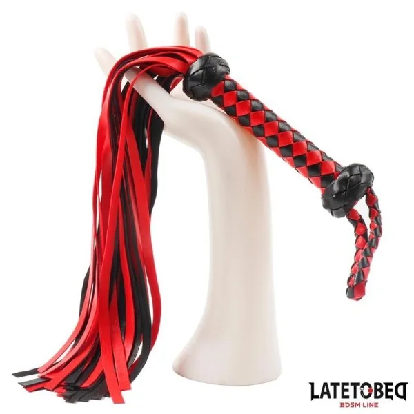 GEFLOCHTENER FLOGGER 49 CM VON LATETOBED BDSM LINE