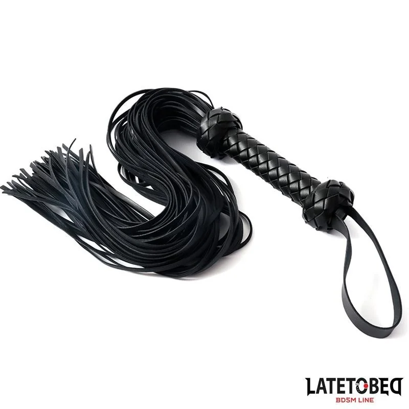 GEFLOCHTENER FLOGGER 64,5 CM VON LATETOBED BDSM LINE