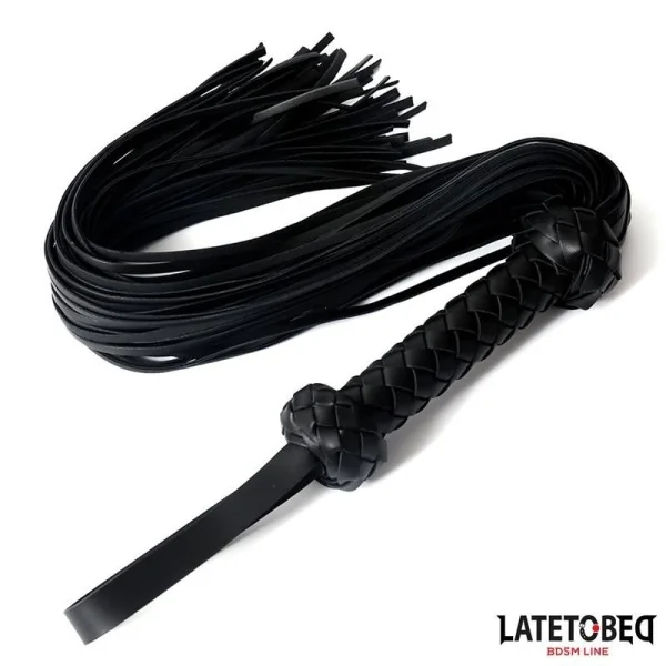 GEFLOCHTENER FLOGGER 64,5 CM VON LATETOBED BDSM LINE