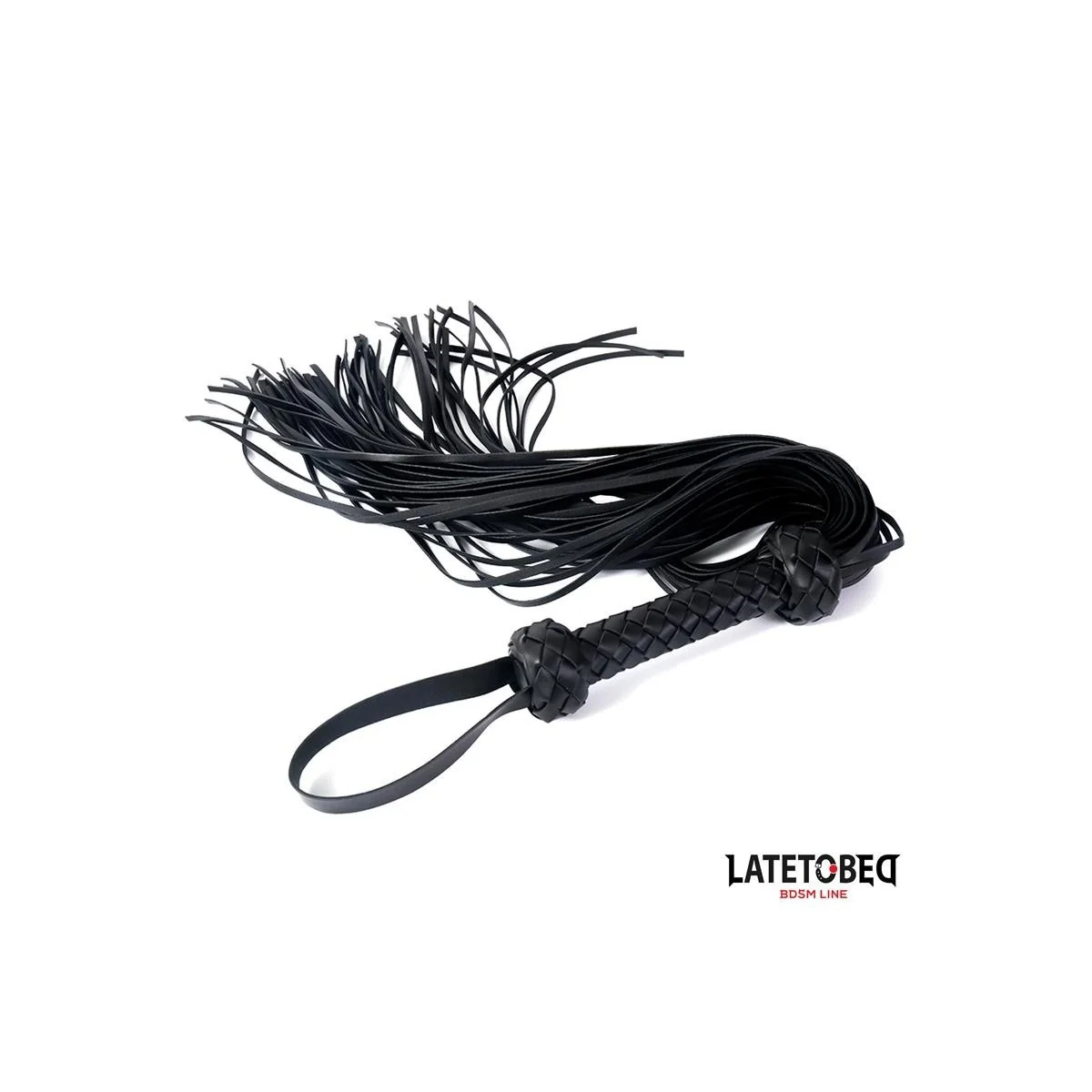 GEFLOCHTENER FLOGGER 64,5 CM VON LATETOBED BDSM LINE