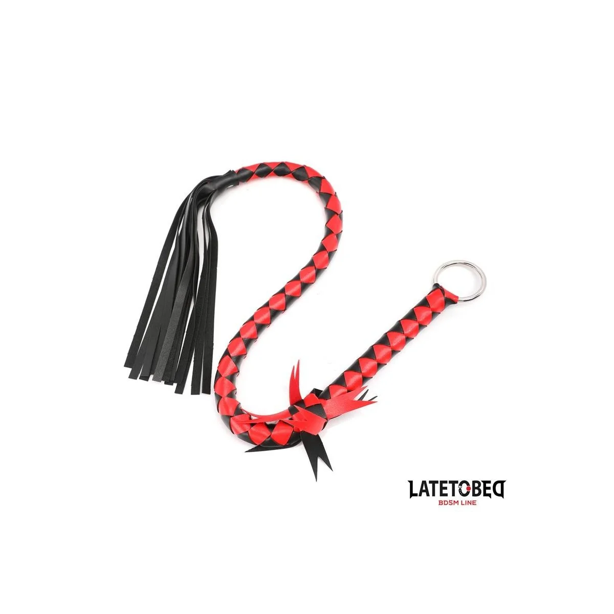 GEFLOCHTENER FLOGGER 85 CM VON LATETOBED BDSM LINE