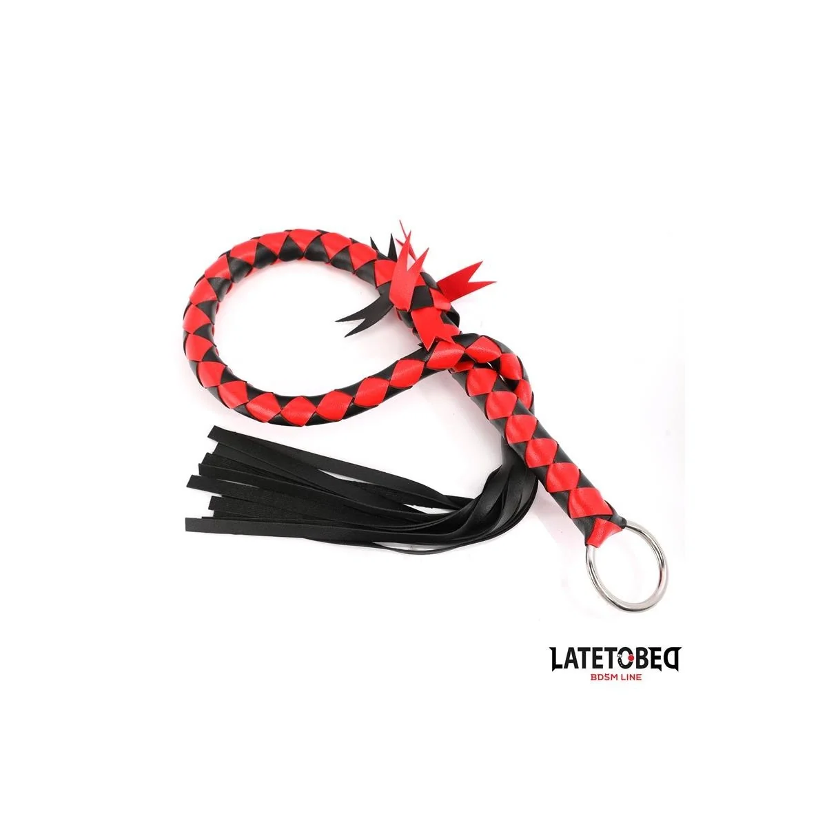 GEFLOCHTENER FLOGGER 85 CM VON LATETOBED BDSM LINE