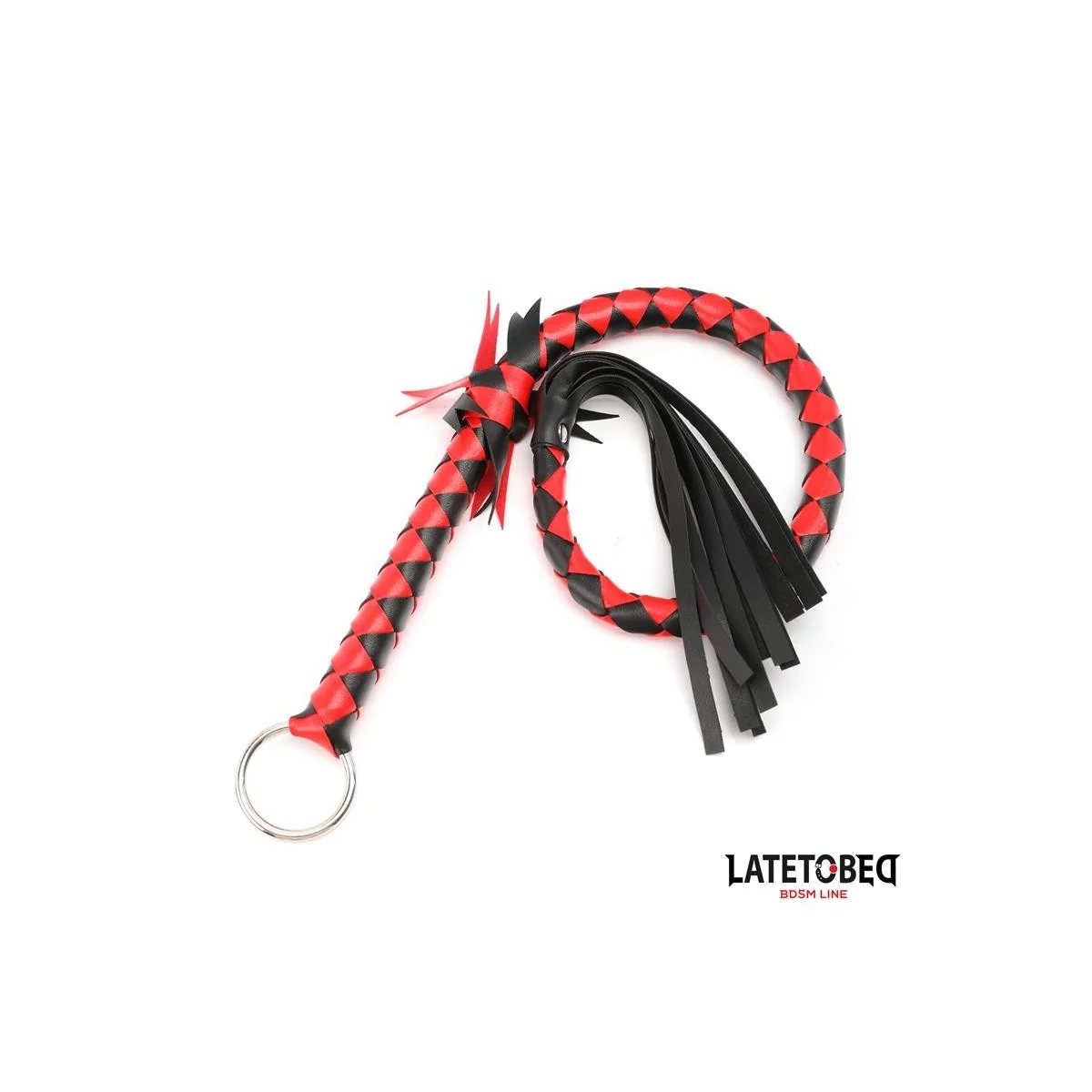 GEFLOCHTENER FLOGGER 85 CM VON LATETOBED BDSM LINE