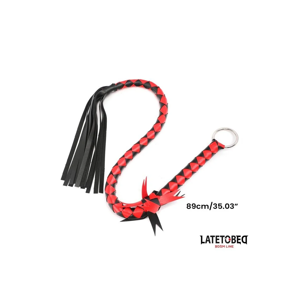 GEFLOCHTENER FLOGGER 85 CM VON LATETOBED BDSM LINE