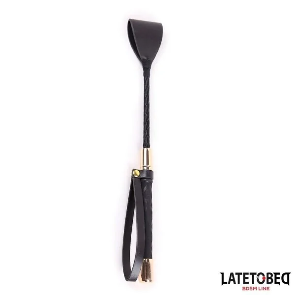 GOLDFARBENE METALLGERTE 30 CM VON LATETOBED BDSM LINE