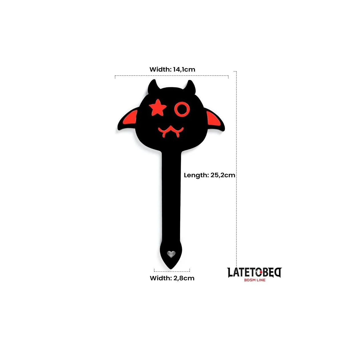 SPANKING-PADDEL 25,2 CM VON LATETOBED BDSM LINE