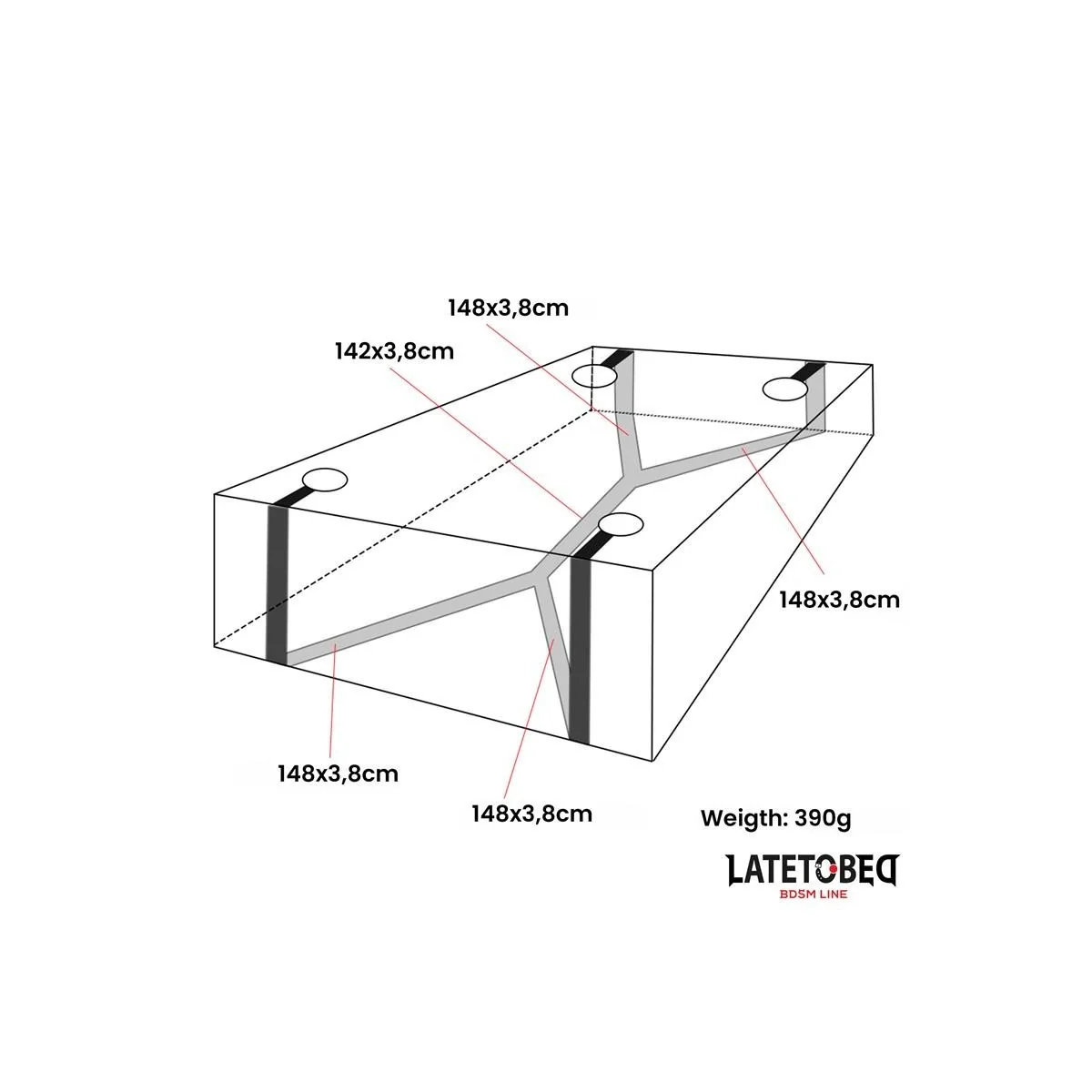 BETTFESSELN VON LATETOBED BDSM LINE