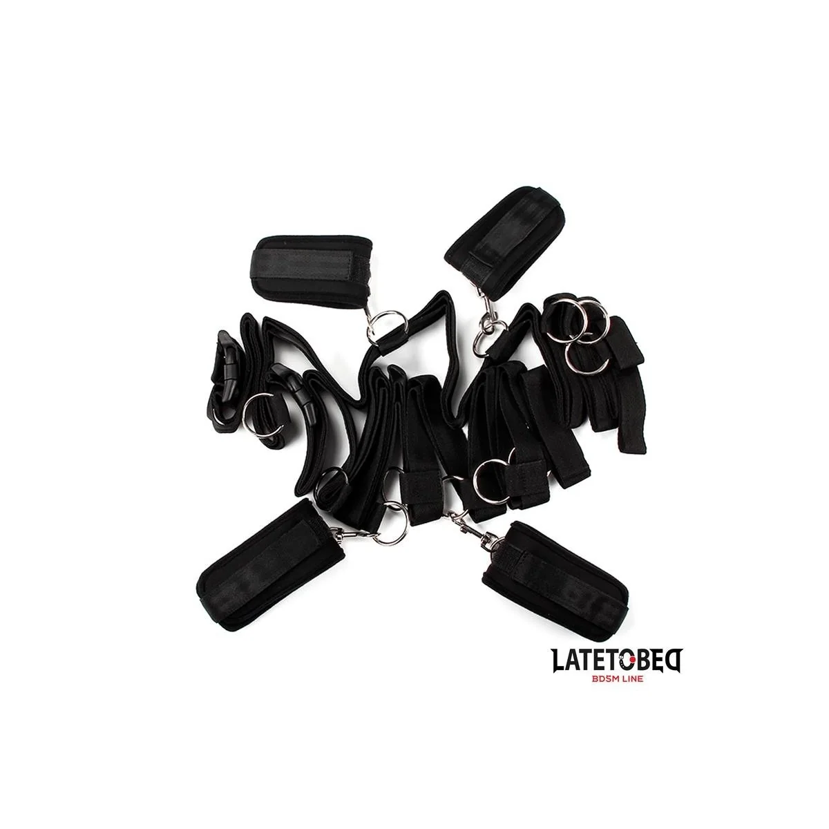 BETTFESSELN 4 BEFESTIGUNGSPUNKTE VON LATETOBED BDSM LINE