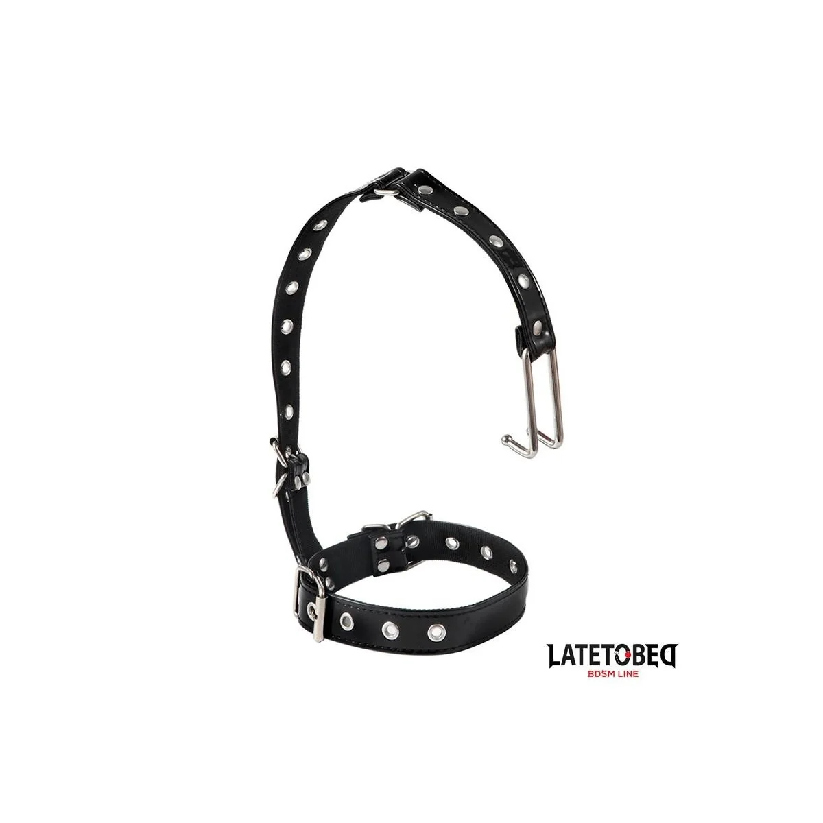 HALSBAND MIT NASENHAKEN VON LATETOBED BDSM LINE