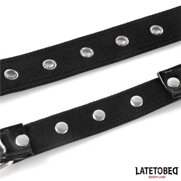 HALSBAND MIT NASENHAKEN VON LATETOBED BDSM LINE