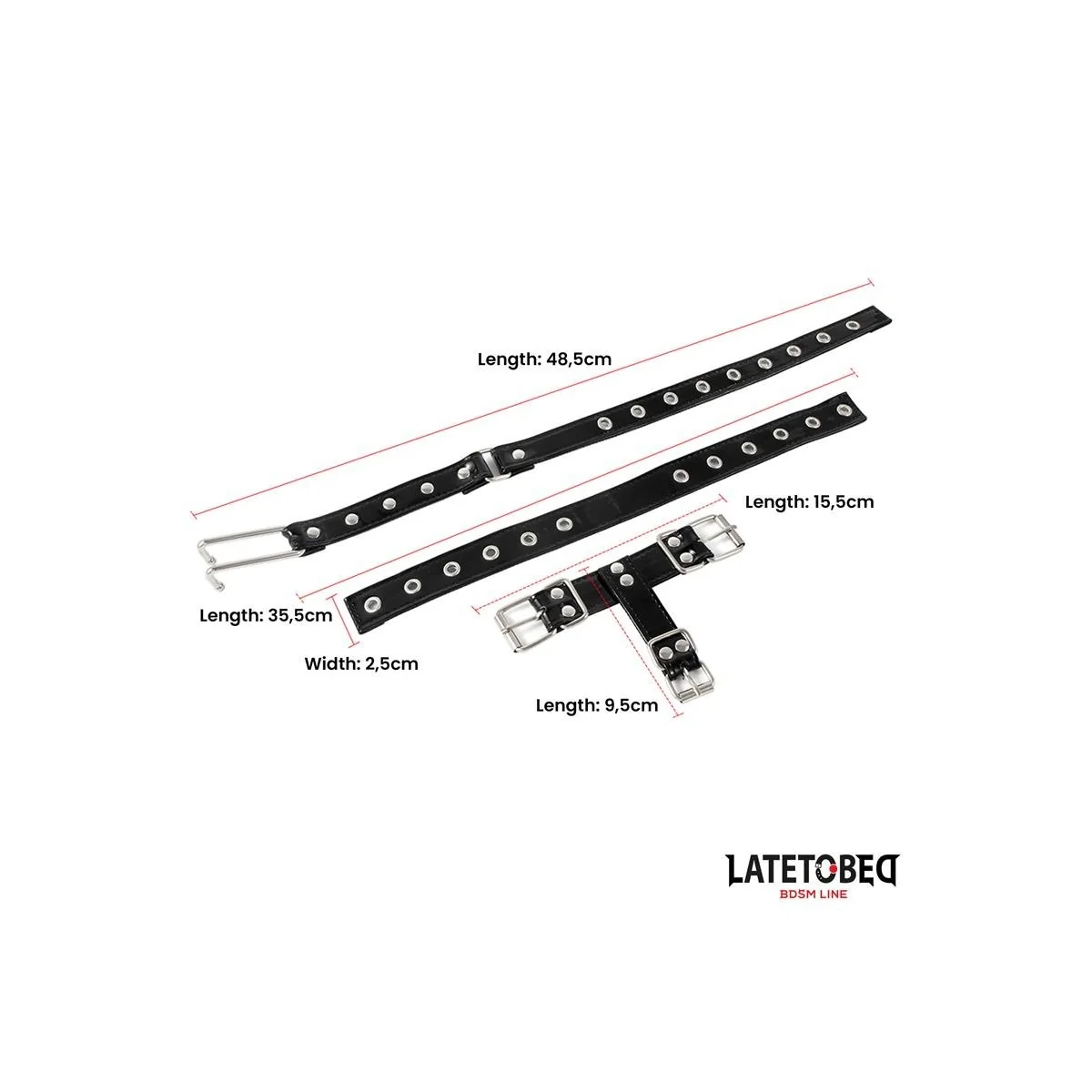 HALSBAND MIT NASENHAKEN VON LATETOBED BDSM LINE