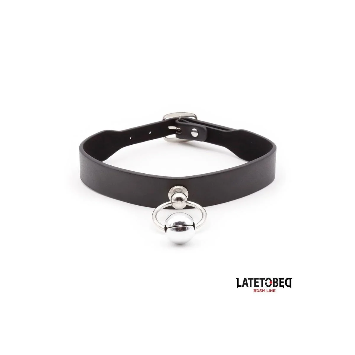 HALSBAND MIT GLOCKE UND LEINE VON LATETOBED BDSM LINE