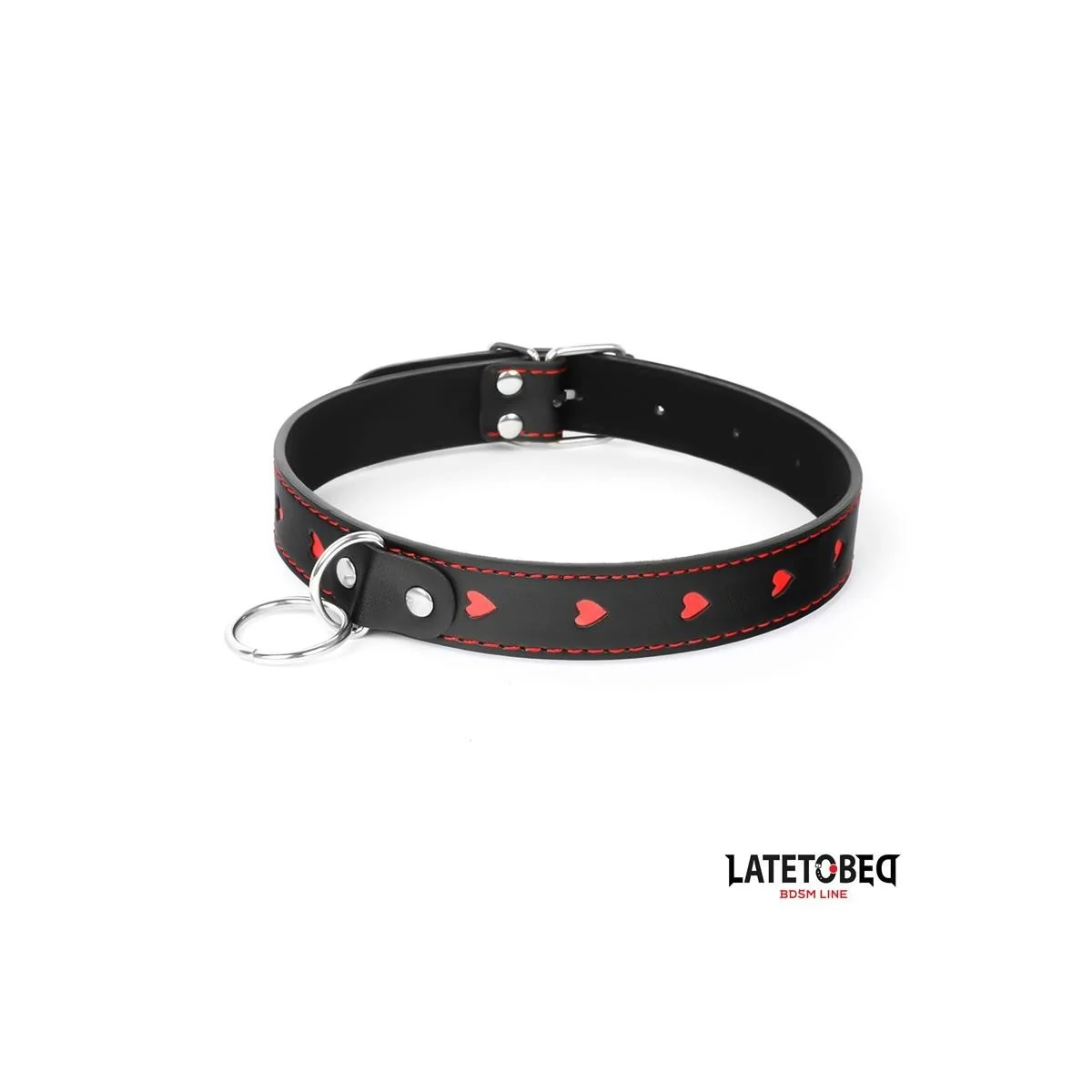 HALSBAND MIT LEINE 52 CM VON LATETOBED BDSM LINE