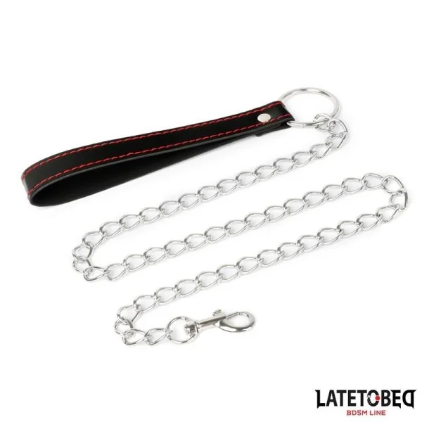 HALSBAND MIT LEINE 52 CM VON LATETOBED BDSM LINE
