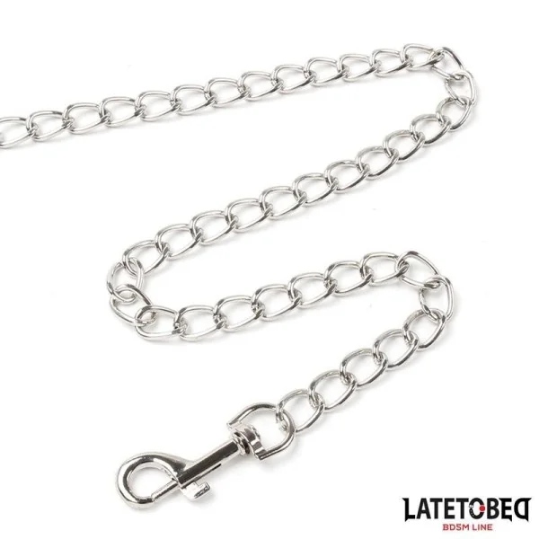 SCHWAMMHALSBAND MIT LEINE VON LATETOBED BDSM LINE