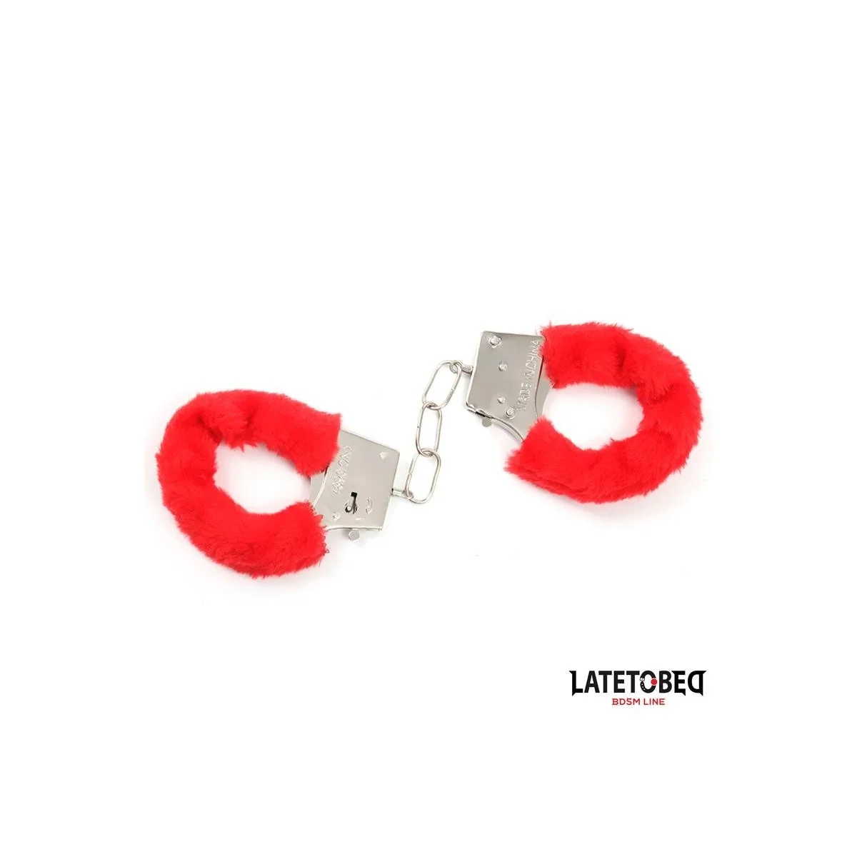 FELL-METALLFESSEL ROT VON LATETOBED BDSM LINE