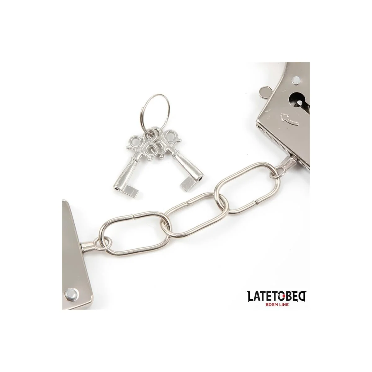 FELL-METALLFESSEL ROT VON LATETOBED BDSM LINE