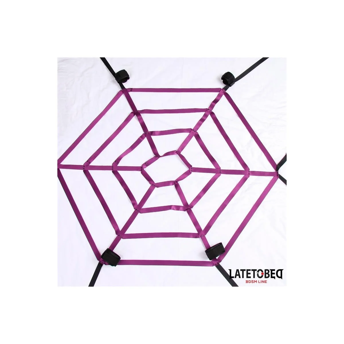 SPIDER WEB BED BONDAGE VON LATETOBED BDSM LINE