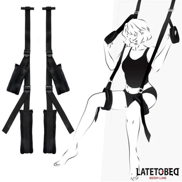 TÜR-SLING SCHWARZ VON LATETOBED BDSM LINE