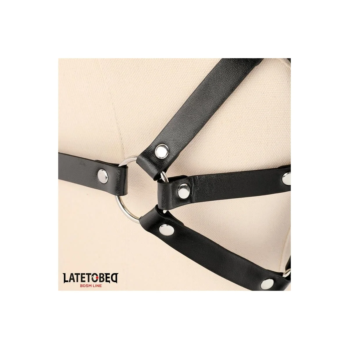 VERSTELLBARER BRUST-HARNESS VON LATETOBED BDSM LINE