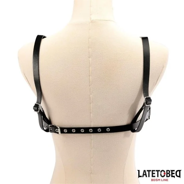 VERSTELLBARER BRUST-HARNESS VON LATETOBED BDSM LINE