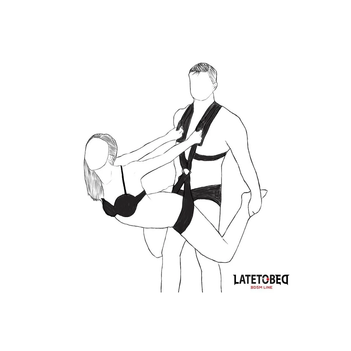 SCHULTER-SWINGSTRAP VON LATETOBED BDSM LINE