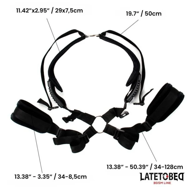 SCHULTER-SWINGSTRAP VON LATETOBED BDSM LINE