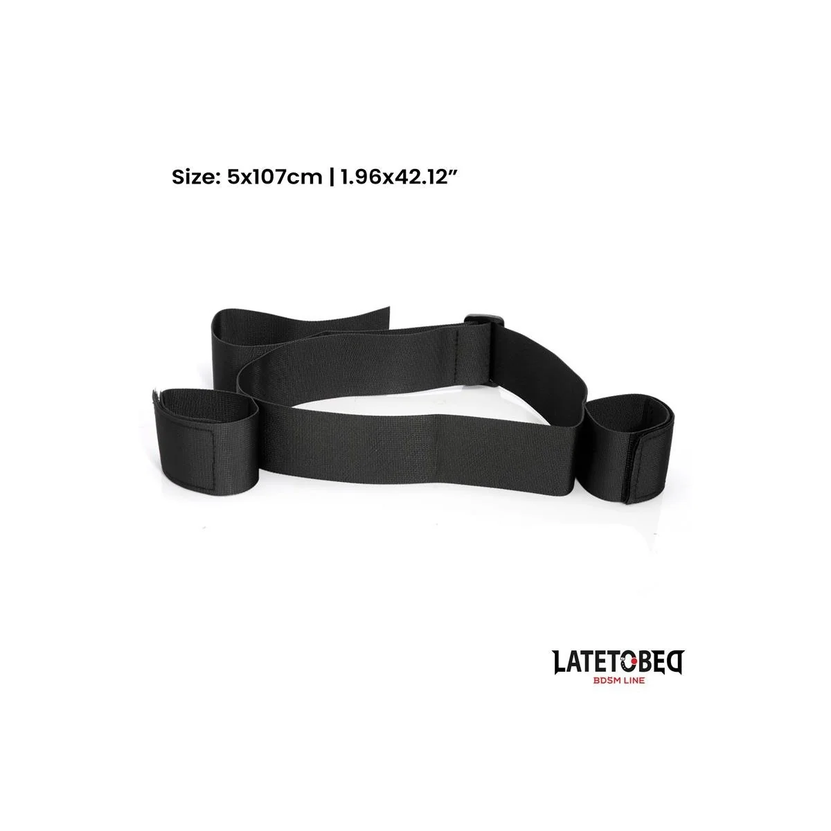 HÜFTBAND UND KLETTVERSCHLUSS-HANDGELENKMANSCHETTE VON LATETOBED BDSM LINE