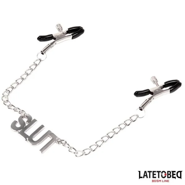 NIPPELKLEMMEN MIT SLUT VON LATETOBED BDSM LINE