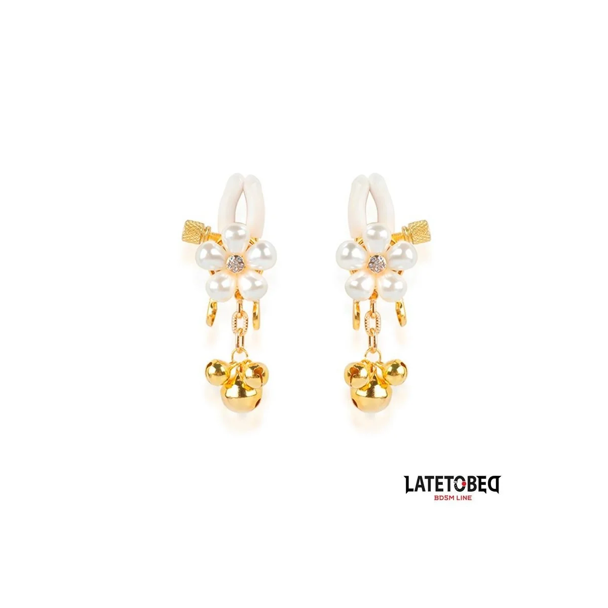 PERLEN-NIPPELKLEMMEN VON LATETOBED BDSM LINE