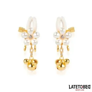 PERLEN-NIPPELKLEMMEN VON LATETOBED BDSM LINE