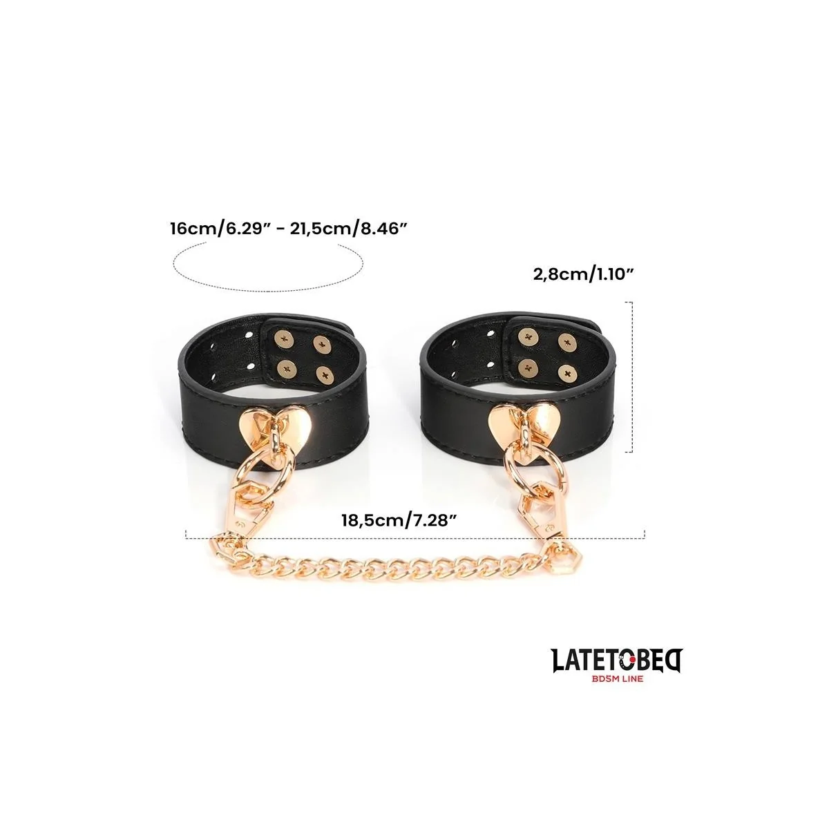 BONDAGE-SET 8-TEILIG MIT ETUI VON LATETOBED BDSM LINE