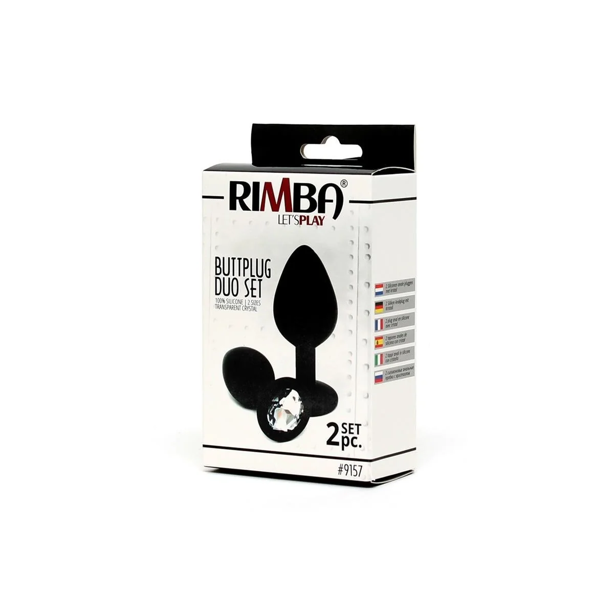 Doppeltes Butt-Plug-Set von Latex Play kaufen | Fesselliebe