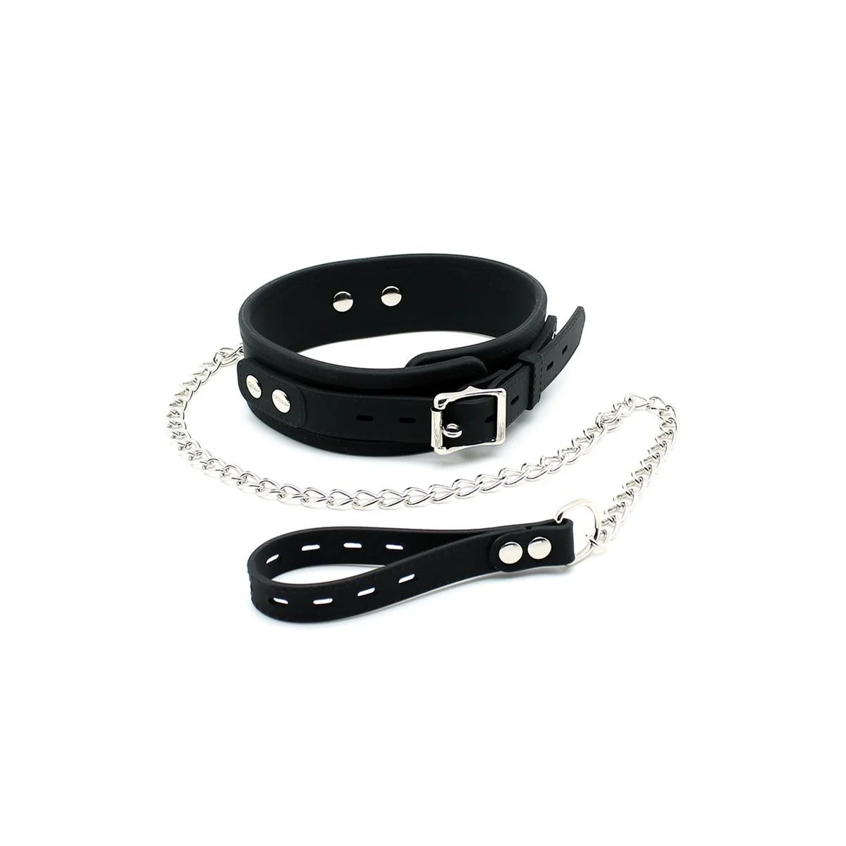 Halsband mit Leine von Latex Play kaufen | Fesselliebe