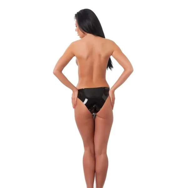 Damen Slip mit Dildo innen & außen von Latex Play kaufen | Fesselliebe