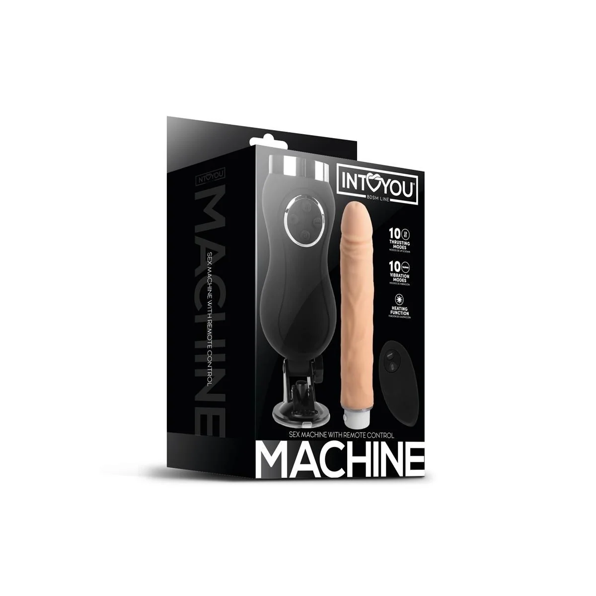 Sexmaschine Vibration, Stoßen und Wärme Fernbedienung USB von Intoyou Bdsm Line kaufen | Fesselliebe
