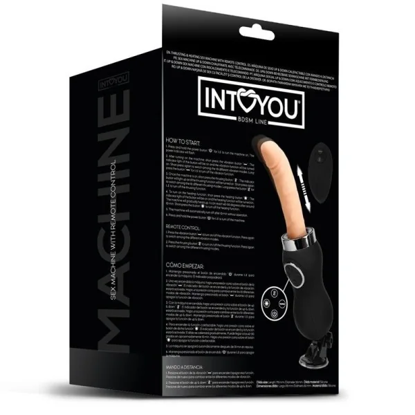 Sexmaschine Vibration, Stoßen und Wärme Fernbedienung USB von Intoyou Bdsm Line kaufen | Fesselliebe