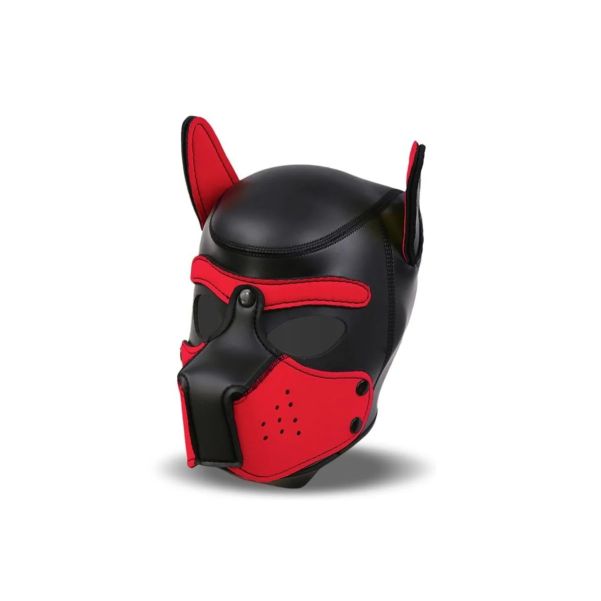 Hound Dog Hound mit abnehmbarem Maulkorb Neopren Schwarz/Rot Einheitsgröße von Intoyou Bdsm Line kaufen | Fesselliebe