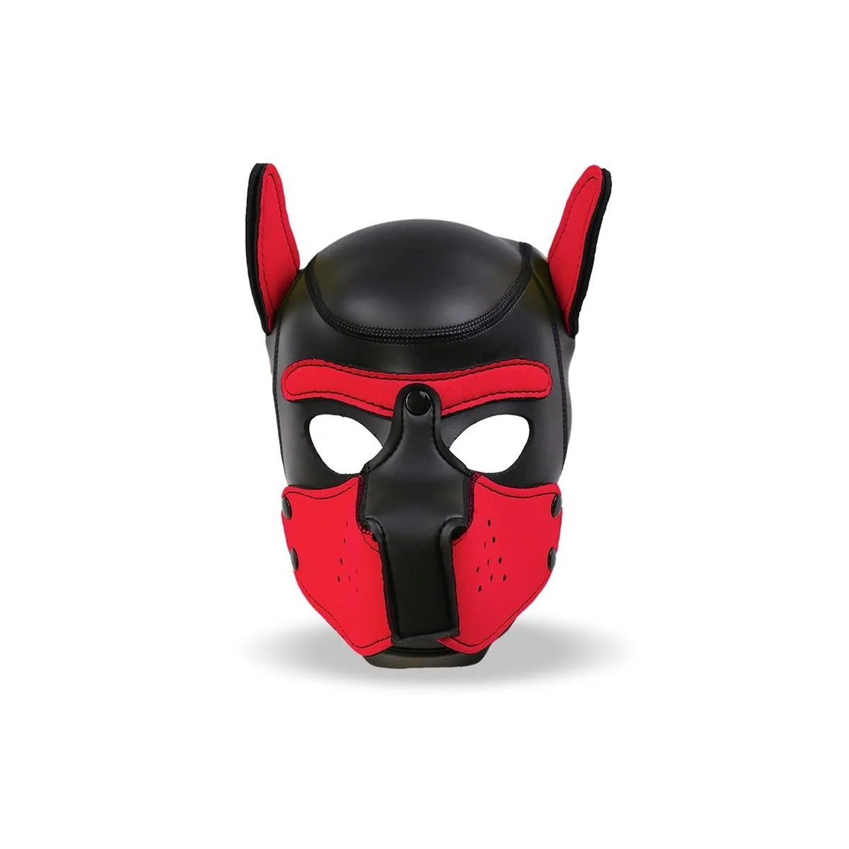 Hound Dog Hound mit abnehmbarem Maulkorb Neopren Schwarz/Rot Einheitsgröße von Intoyou Bdsm Line kaufen | Fesselliebe