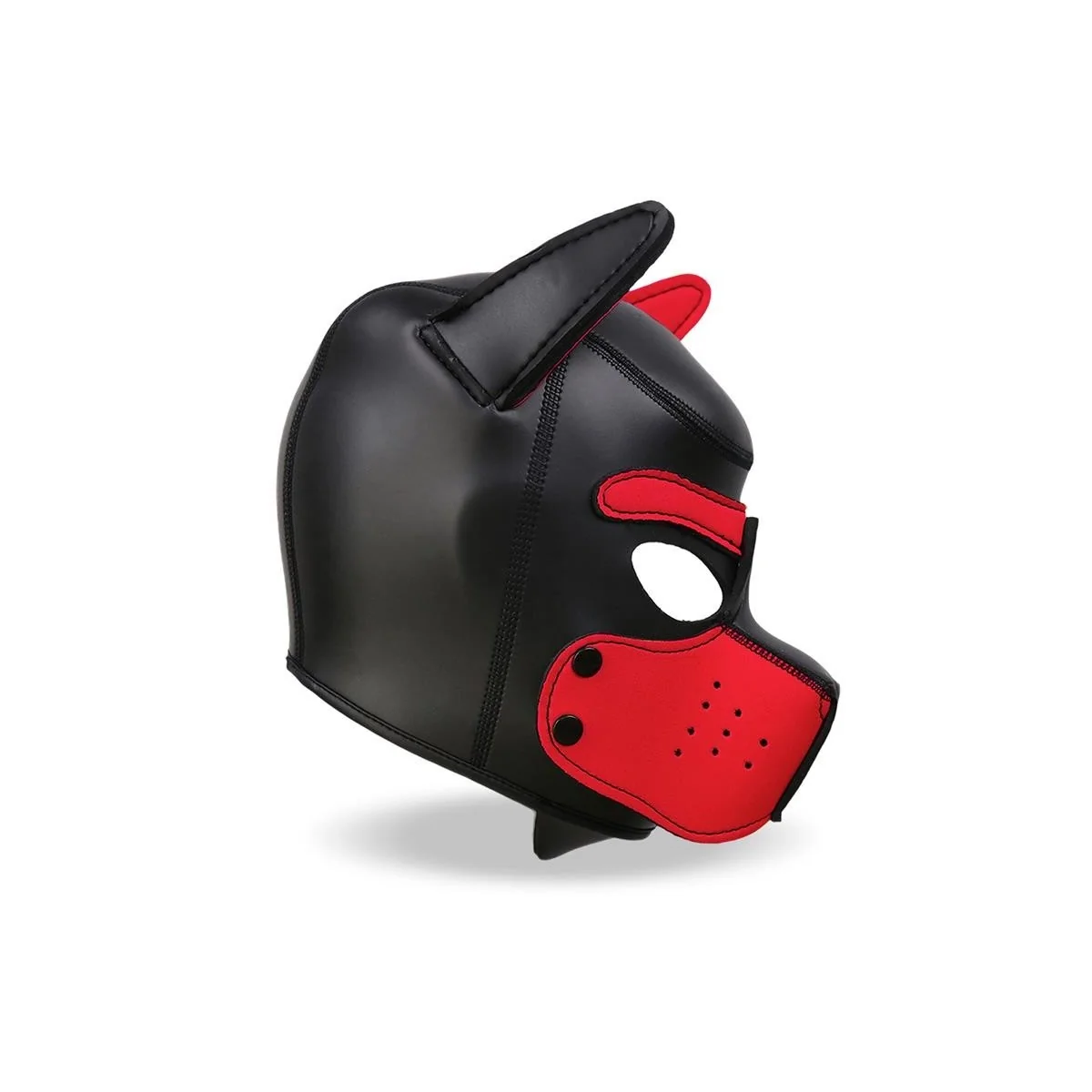 Hound Dog Hound mit abnehmbarem Maulkorb Neopren Schwarz/Rot Einheitsgröße von Intoyou Bdsm Line kaufen | Fesselliebe